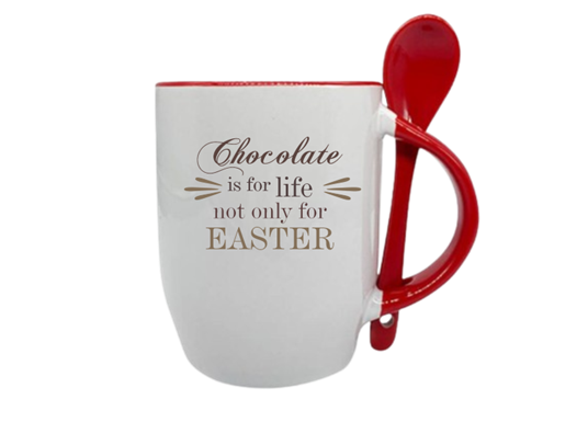 Easter Mug with spoon